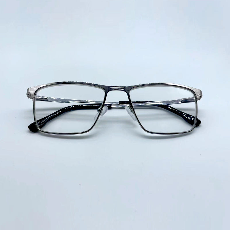 HONGSHENG Presbyopia anti-blue light new men's super stainless steel large frame spring temples 2311 Hd portable