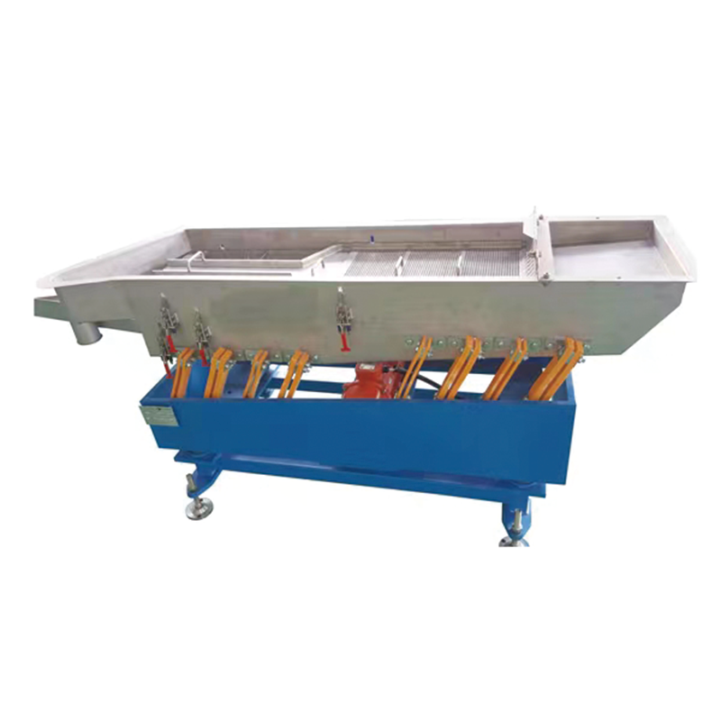 DESU DS- horizontal reciprocating vibrating screen Industrial Separation Equipment Customised Linear Silent Reciprocating Vibrating Screen