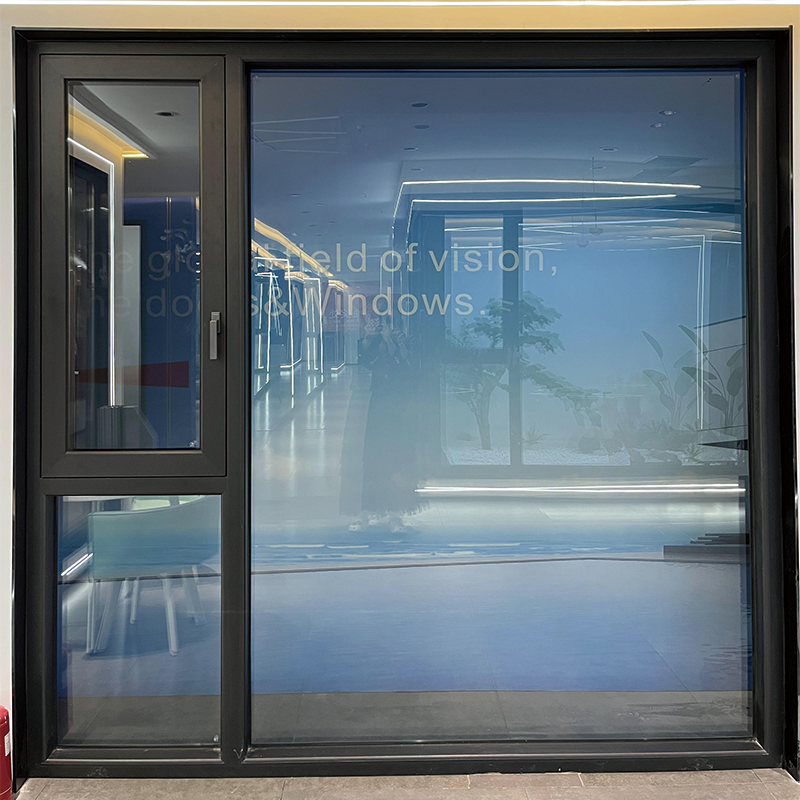ZHONGPEI Aluminum alloy system window 108 outward opening series Customized broken bridge aluminum alloy doors and windows, horizontally opened soundproof glass windows