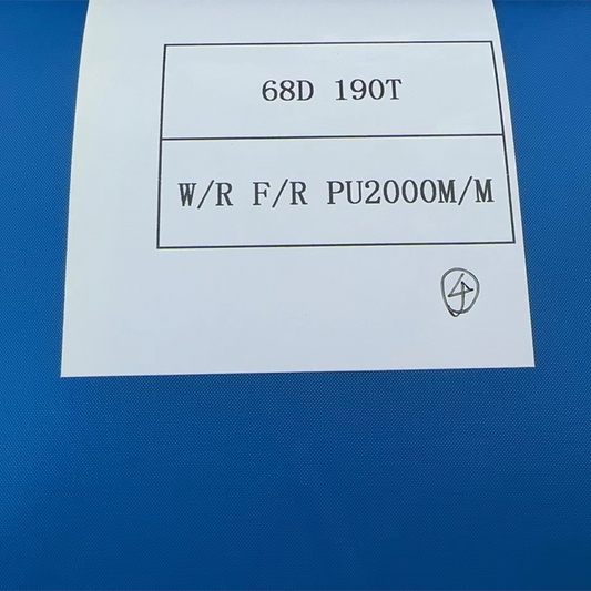 ZHENHAI  Polyester taffeta WR/FR PU2000MM 68D 190T   Polyester lining fabric, silk cotton clothing, silk satin fabric