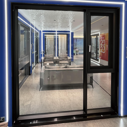 ZHONGPEI Aluminum alloy system window 117 series open outward   Customized broken bridge aluminum alloy doors and windows, horizontally opened soundproof glass windows