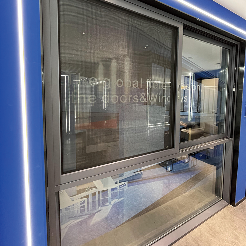 ZHONGPEI Aluminum alloy system window 110 three-track push-pull  Broken bridge aluminum doors and windows, soundproof glass windows, balcony rooms, sealed windows