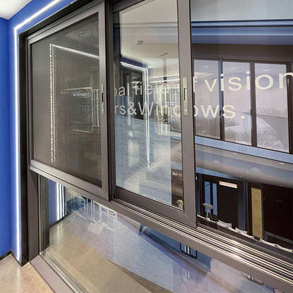 ZHONGPEI Aluminum alloy system window 110 three-track push-pull  Broken bridge aluminum doors and windows, soundproof glass windows, balcony rooms, sealed windows