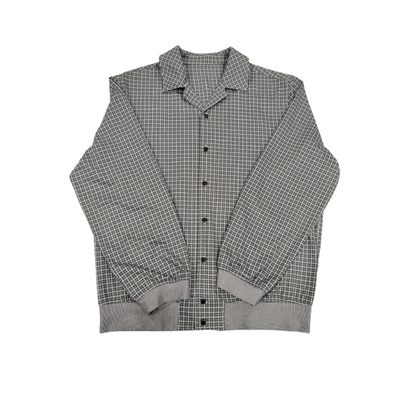 CHENJI Cuban Collar Jacket Shirt