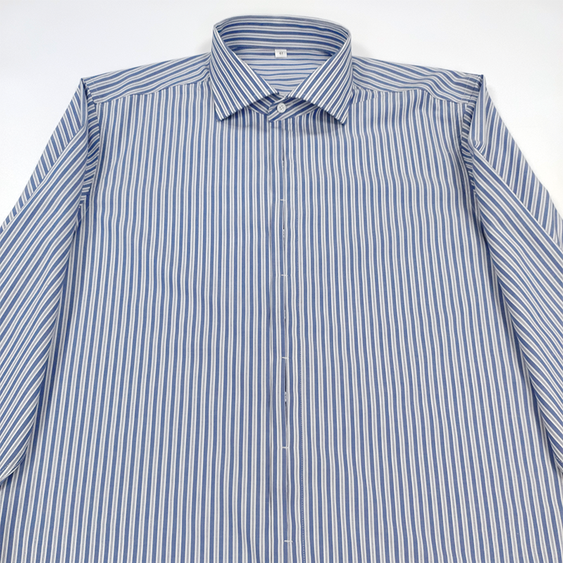 CHENJI Orchid Stripe Cotton Shirt