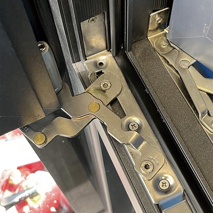 ZHONGPEI Aluminum alloy system window 108 outward opening series   Customized broken bridge aluminum alloy doors and windows, horizontally opened soundproof glass windows