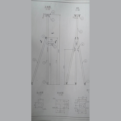 ZHONGHUAI Stern flagpole
