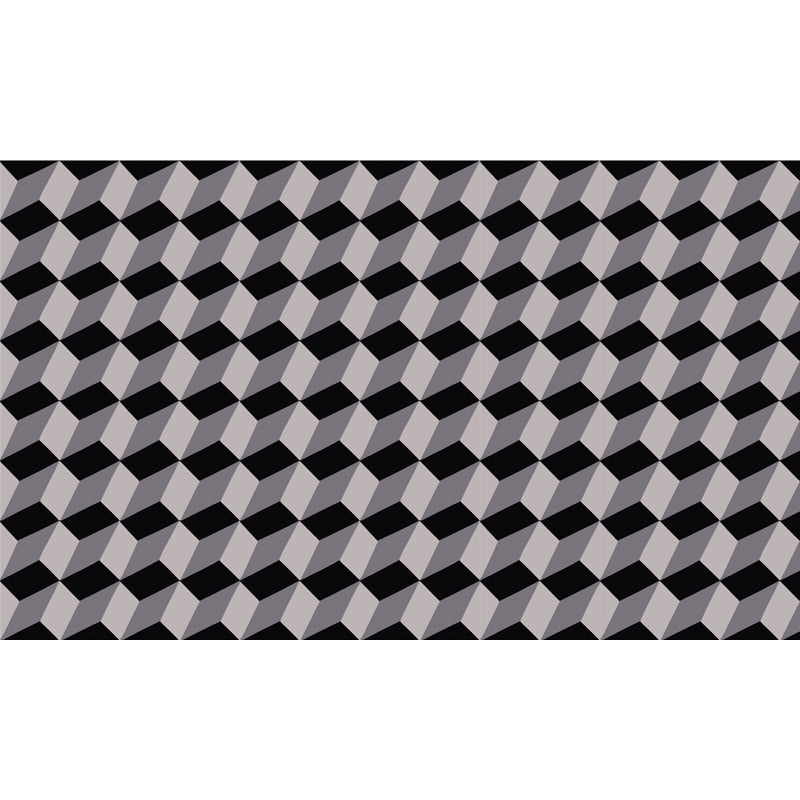 BENJIEMING rock-colored cultured stone 3009-2  Bathroom tile black and white lattice floor tile and wall tile