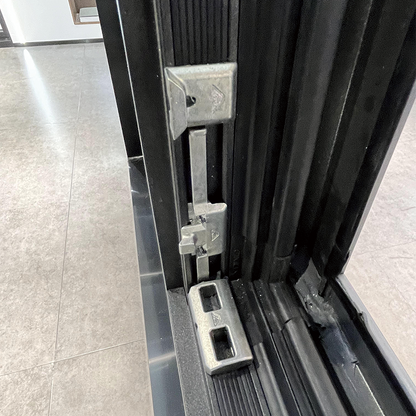 ZHONGPEI Aluminum alloy system window 80 series opening inside  Customized broken bridge aluminum alloy doors and windows, horizontally opened soundproof glass windows